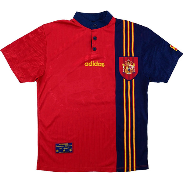 Retro Camiseta De España de la Seleccion Primera 1996