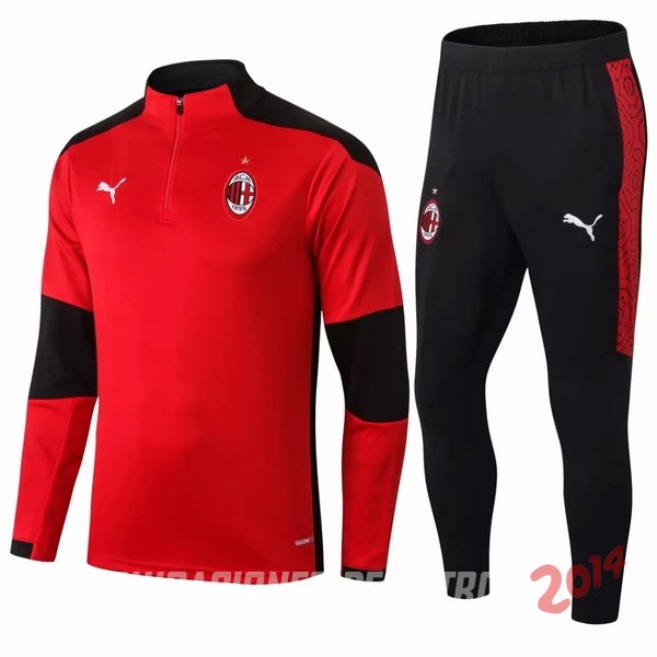 Chandal AC Milan Rojo Negro Blanco 2020-2021
