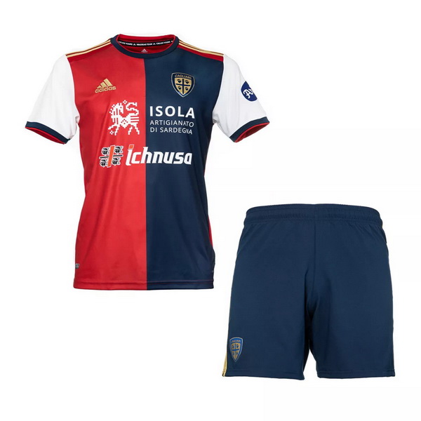 Camiseta Del Conjunto Completo Cagliari Calcio Ninos Primera 2020/2021