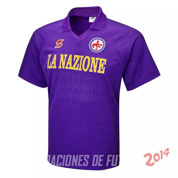 Retro Camiseta De Fiorentina de la Seleccion Primera 1989/1991
