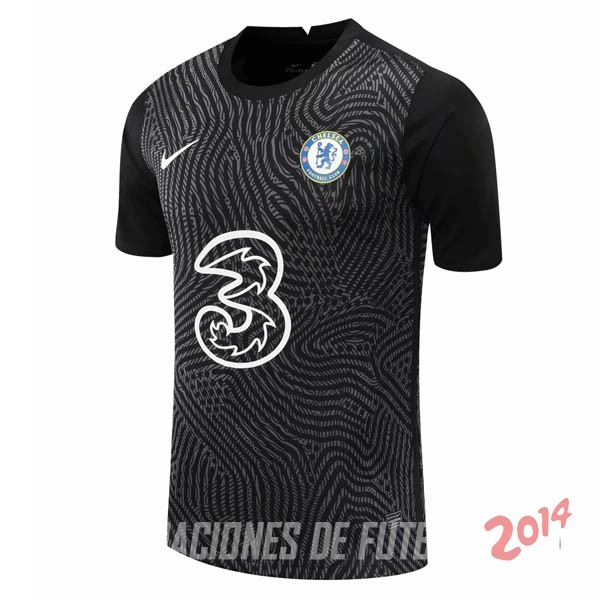 Camiseta De Portero Chelsea de la Seleccion 2020/2021 Negro