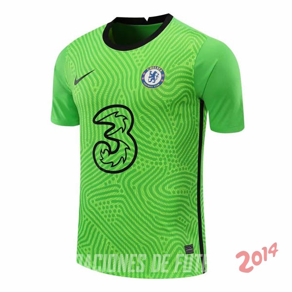 Camiseta De Portero Chelsea de la Seleccion 2020/2021 Verde