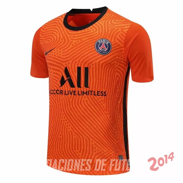 Camiseta Del Portero Paris Saint Germain 2020/2021 Naranja