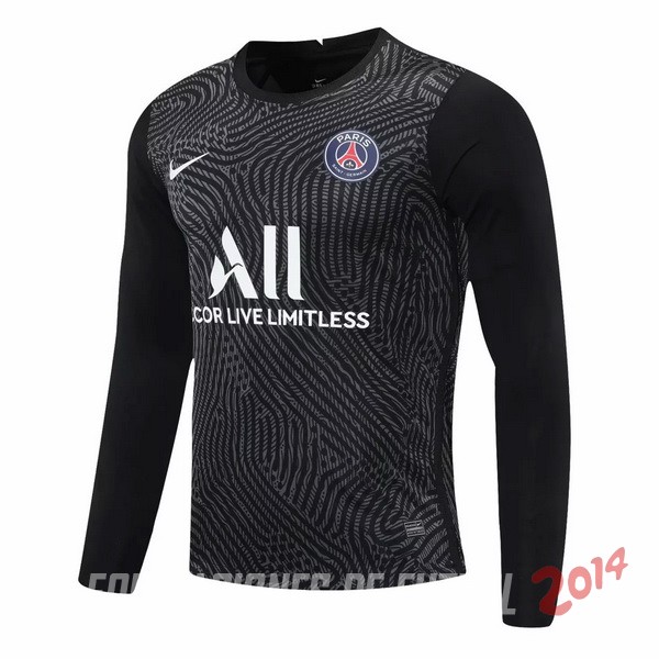 Camiseta Del Paris Saint Germain Manga Larga Portero 2020/2021 Negro