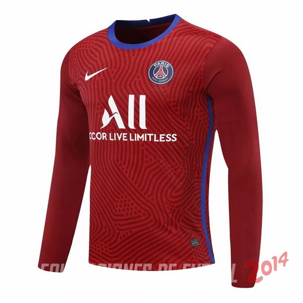 Camiseta Del Paris Saint Germain Manga Larga Portero 2020/2021 Rojo