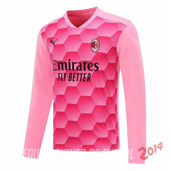 CamisetaDel AC Milan Manga Larga Portero 2020/2021 Rosa