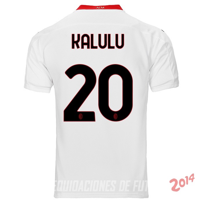 Kalulu de Camiseta Del AC Milan Segunda Equipacion 2020/2021