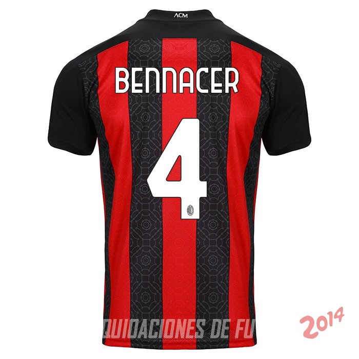 Bennacer de Camiseta Del AC Milan Primera Equipacion 2020/2021