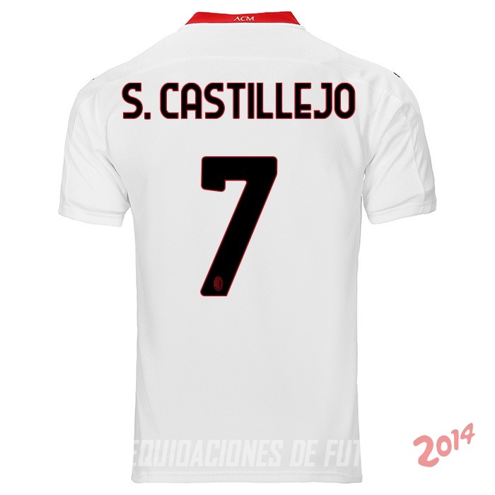 S.Castillejo de Camiseta Del AC Milan Segunda Equipacion 2020/2021
