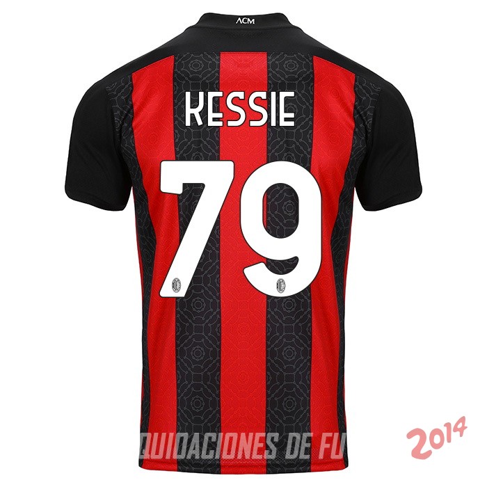 Kessie de Camiseta Del AC Milan Primera Equipacion 2020/2021