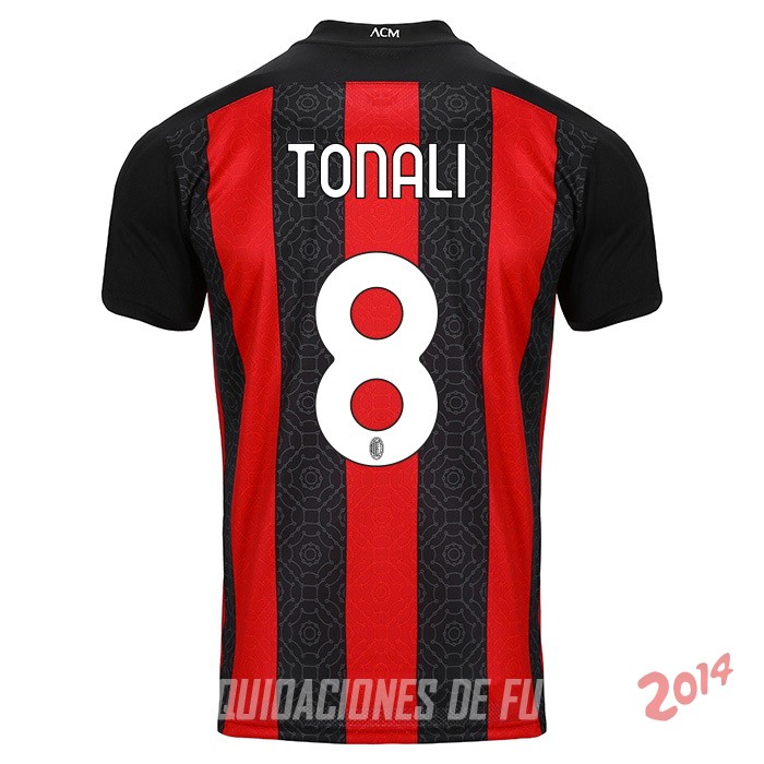 Tonali de Camiseta Del AC Milan Primera Equipacion 2020/2021