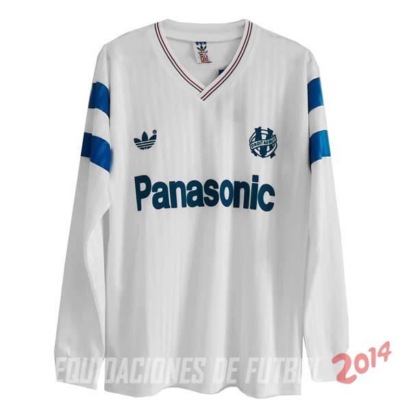 Retro Camiseta De Marseille de la Seleccion Manga Larga Primera 1990