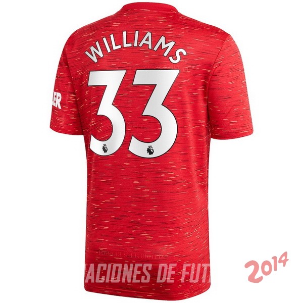 Williams Camiseta Del Manchester United Primera 2020/2021