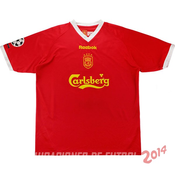 Retro Camiseta De Liverpool de la Seleccion Primera 2001/2003