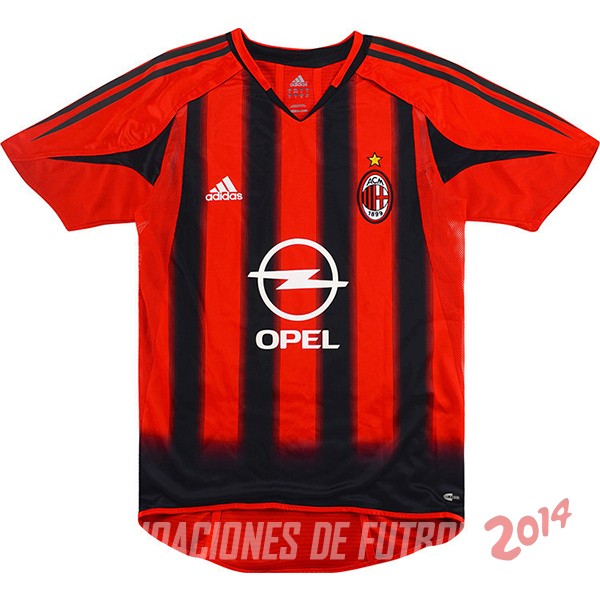 Retro Camiseta De AC Milan de la Seleccion Primera 2004-2005