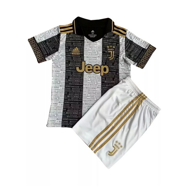 Camiseta Del Conjunto Completo Juventus Nino Especial 2020/2021 Gris Bianco