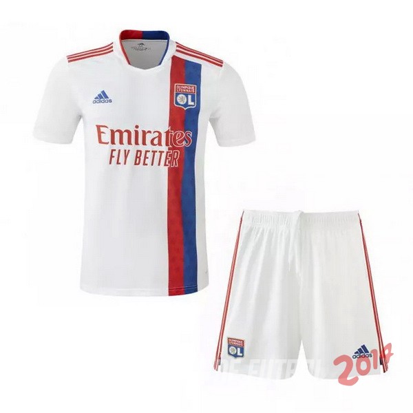 Camiseta Del Conjunto Completo Lyon Nino Primera Equipacion 2021/2022