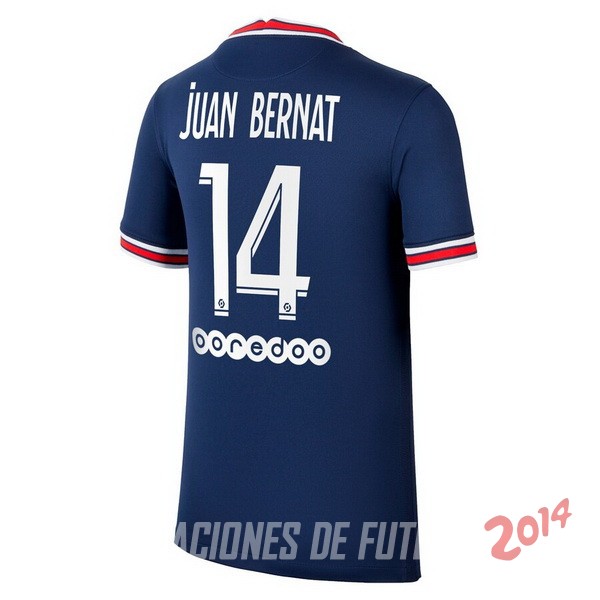 NO.14 Juan Bernat de Camiseta Del Paris Saint Germain Primera Equipacion 2021/2022