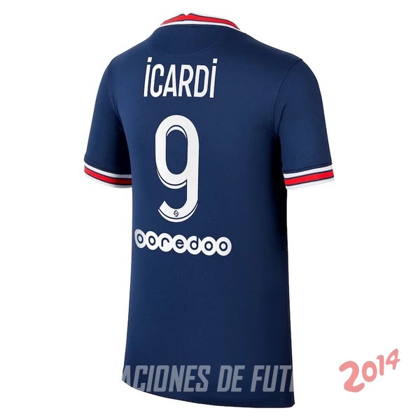 NO.9 icardi de Camiseta Del Paris Saint Germain Primera Equipacion 2021/2022