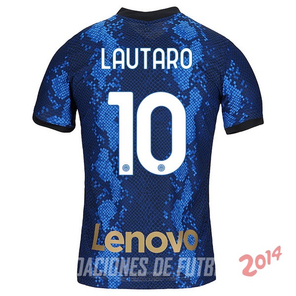 NO.10 Lautaro De Camiseta Del Inter Milan Primera 2021/2022