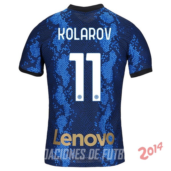 NO.11 Kolarov De Camiseta Del Inter Milan Primera 2021/2022