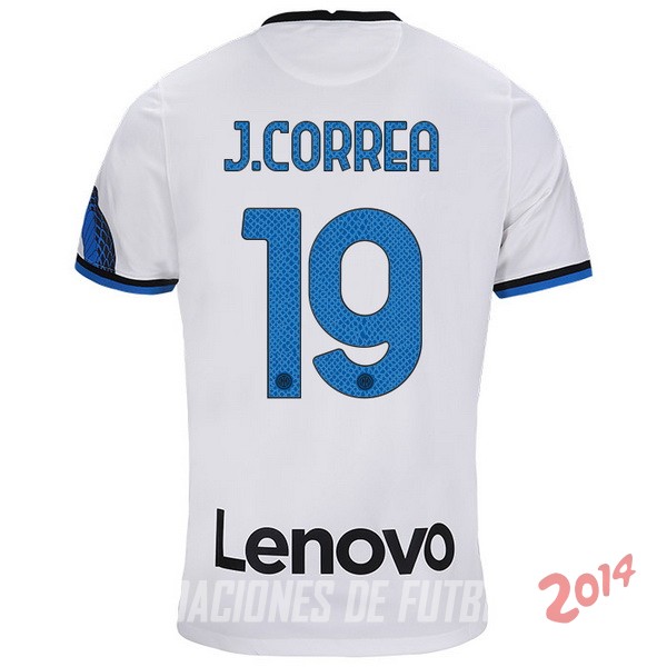 NO.19 J.Correa De Camiseta Del Inter Milan Segunda 2021/2022