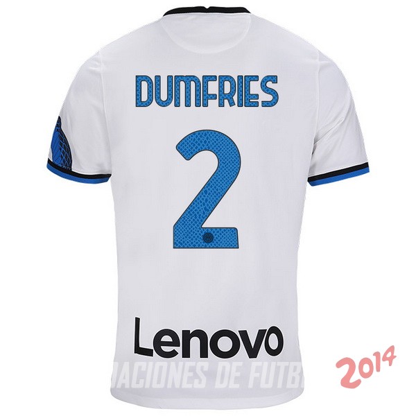 NO.2 Dumfries De Camiseta Del Inter Milan Segunda 2021/2022