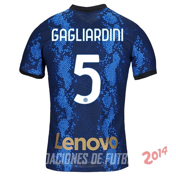 NO.5 Gagliardini De Camiseta Del Inter Milan Primera 2021/2022