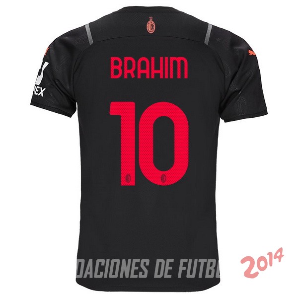 NO.10 Brahim De Camiseta Del AC Milan Tercera 2021/2022