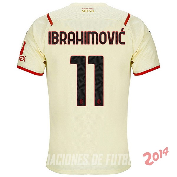 NO.11 Ibrahimovic De Camiseta Del AC Milan Segunda 2021/2022