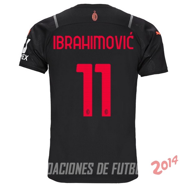NO.11 Ibrahimovic De Camiseta Del AC Milan Tercera 2021/2022