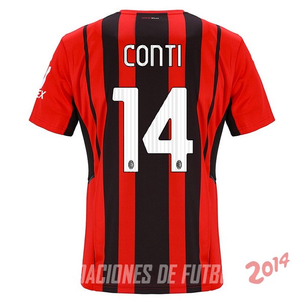 NO.14 Conti De Camiseta Del AC Milan Primera 2021/2022