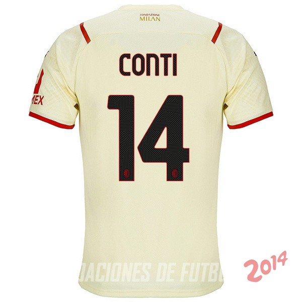 NO.14 Conti De Camiseta Del AC Milan Segunda 2021/2022
