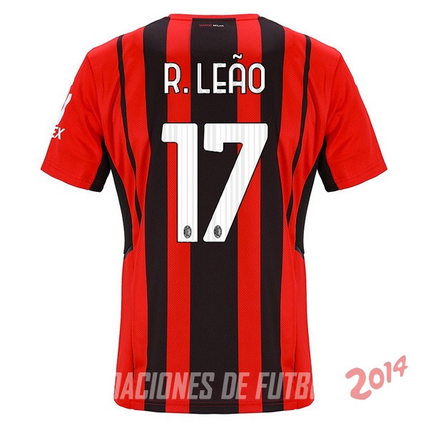 NO.17 R.Leao De Camiseta Del AC Milan Primera 2021/2022