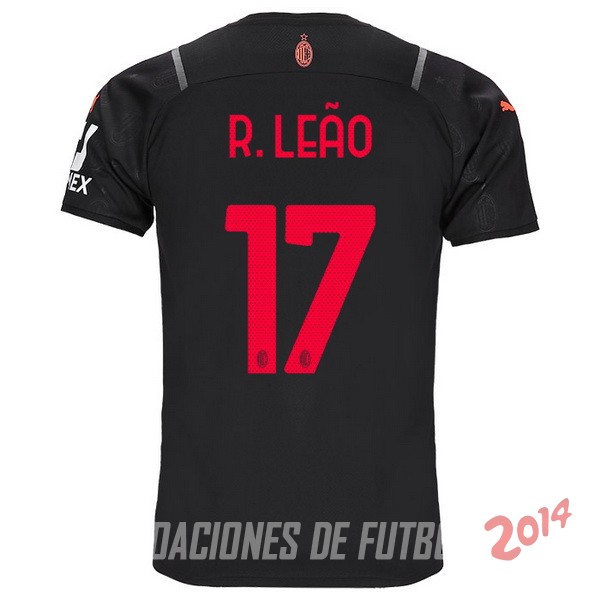 NO.17 R.Leao De Camiseta Del AC Milan Tercera 2021/2022