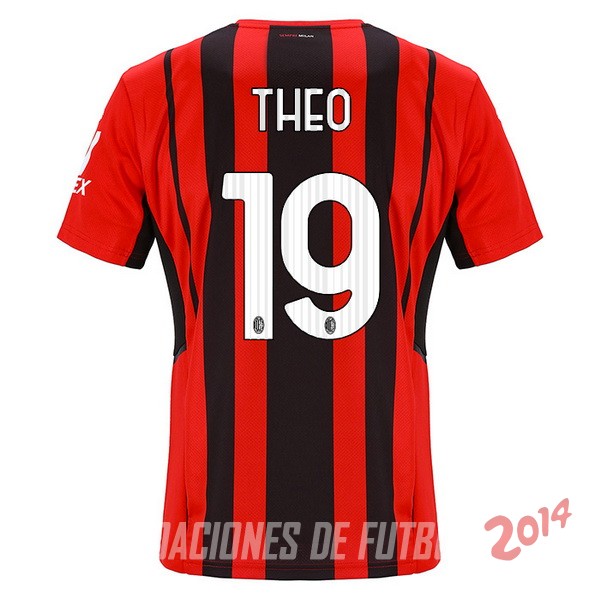 NO.19 Theo De Camiseta Del AC Milan Primera 2021/2022