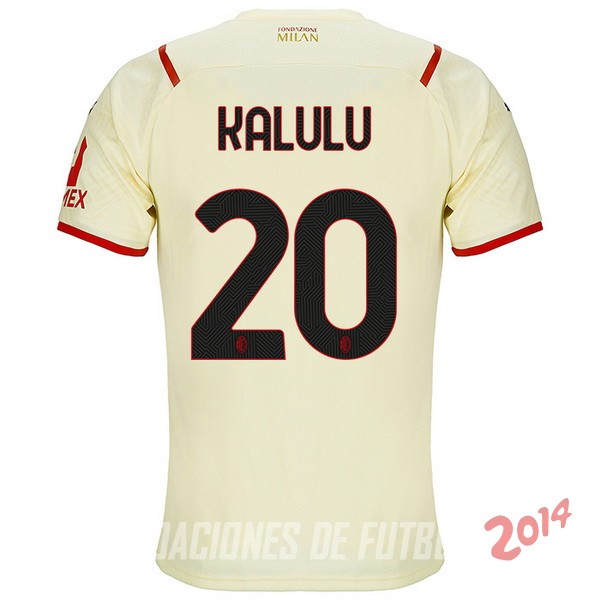 NO.20 Kalulu De Camiseta Del AC Milan Segunda 2021/2022