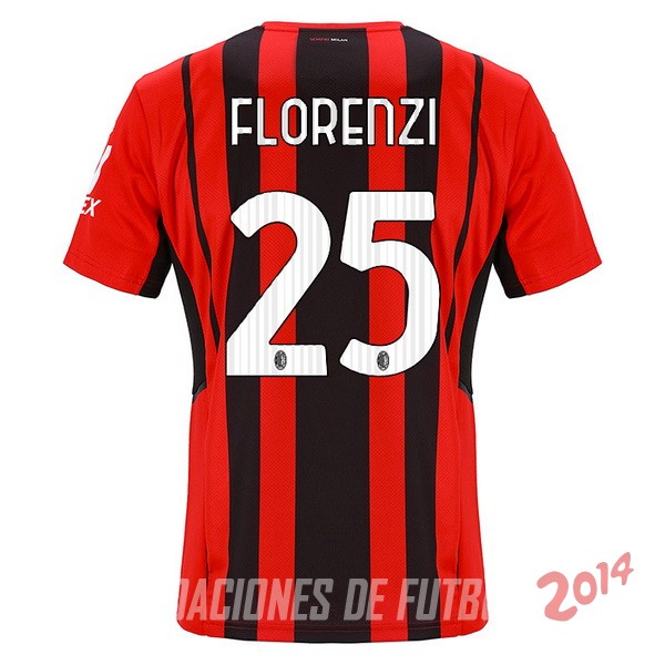 Florenzi De Camiseta Del AC Milan Segunda 2021/2022