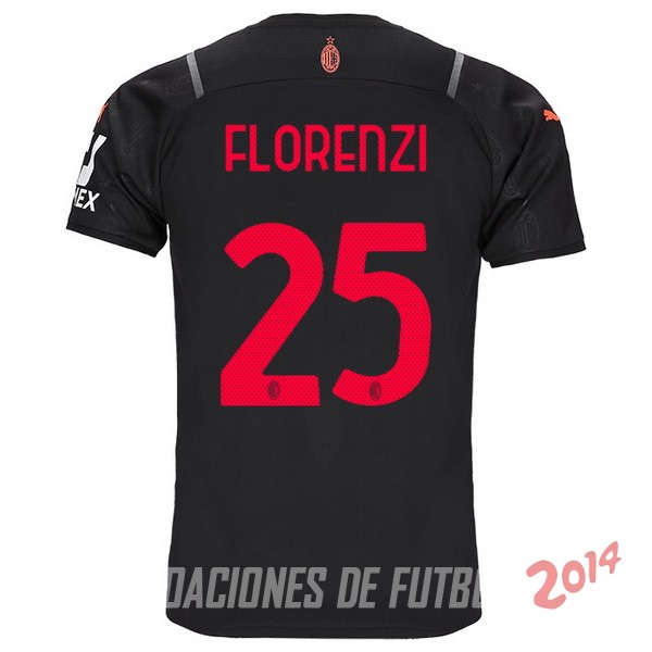 Florenzi De Camiseta Del AC Milan Primera 2021/2022