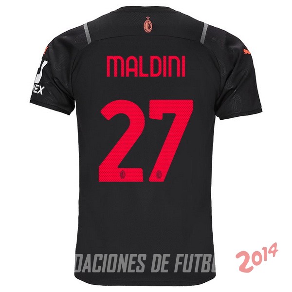 NO.27 Maldini De Camiseta Del AC Milan Tercera 2021/2022