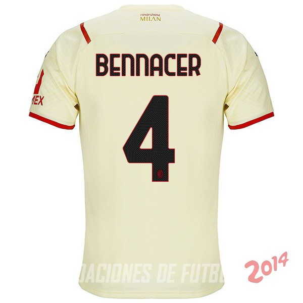 NO.4 Bennacer De Camiseta Del AC Milan Segunda 2021/2022