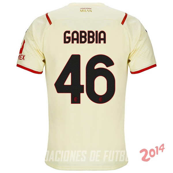 Gabbia De Camiseta Del AC Milan Segunda 2021/2022