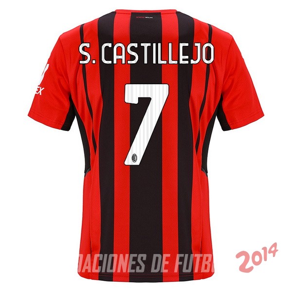 S.Castillejo De Camiseta Del AC Milan Primera 2021/2022