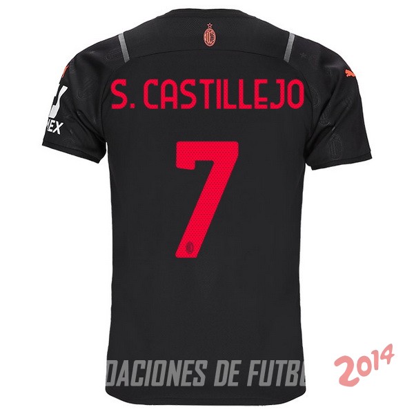 S.Castillejo De Camiseta Del AC Milan Tercera 2021/2022