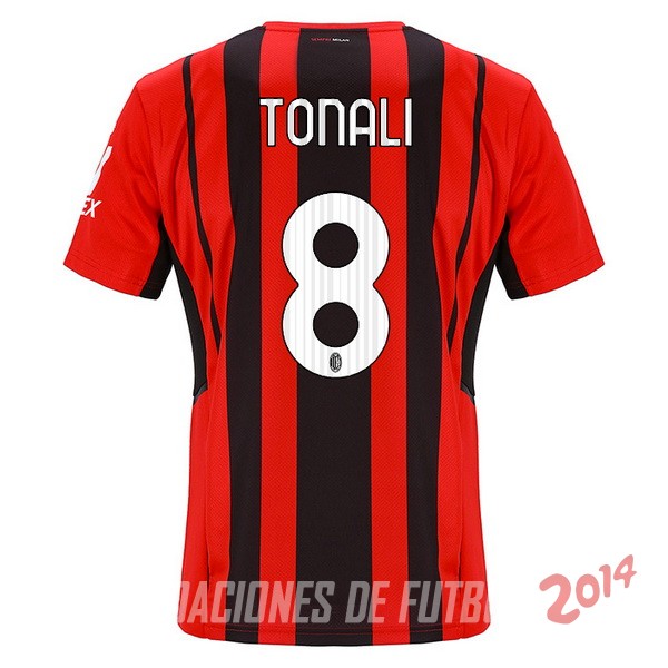 NO.8 Tonali De Camiseta Del AC Milan Primera 2021/2022