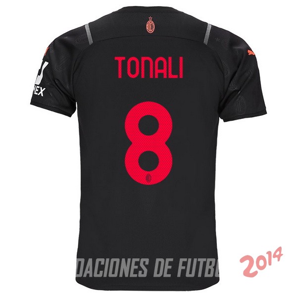 NO.8 Tonali De Camiseta Del AC Milan Tercera 2021/2022