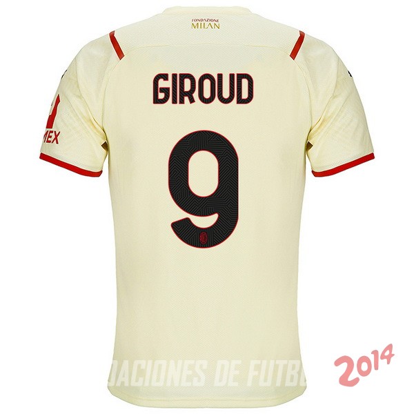 NO.9 Giroud De Camiseta Del AC Milan Segunda 2021/2022