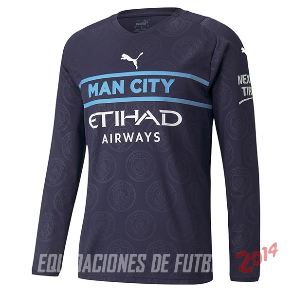 Camiseta Del Manchester City Manga Larga Tercera 2021/2022