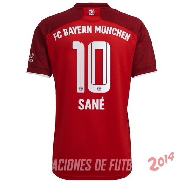 NO.10 Sané De Camiseta Del Bayern Munich Primera 2021/2022