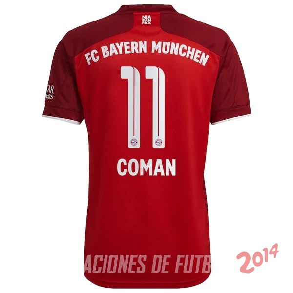NO.11 Coman De Camiseta Del Bayern Munich Primera 2021/2022